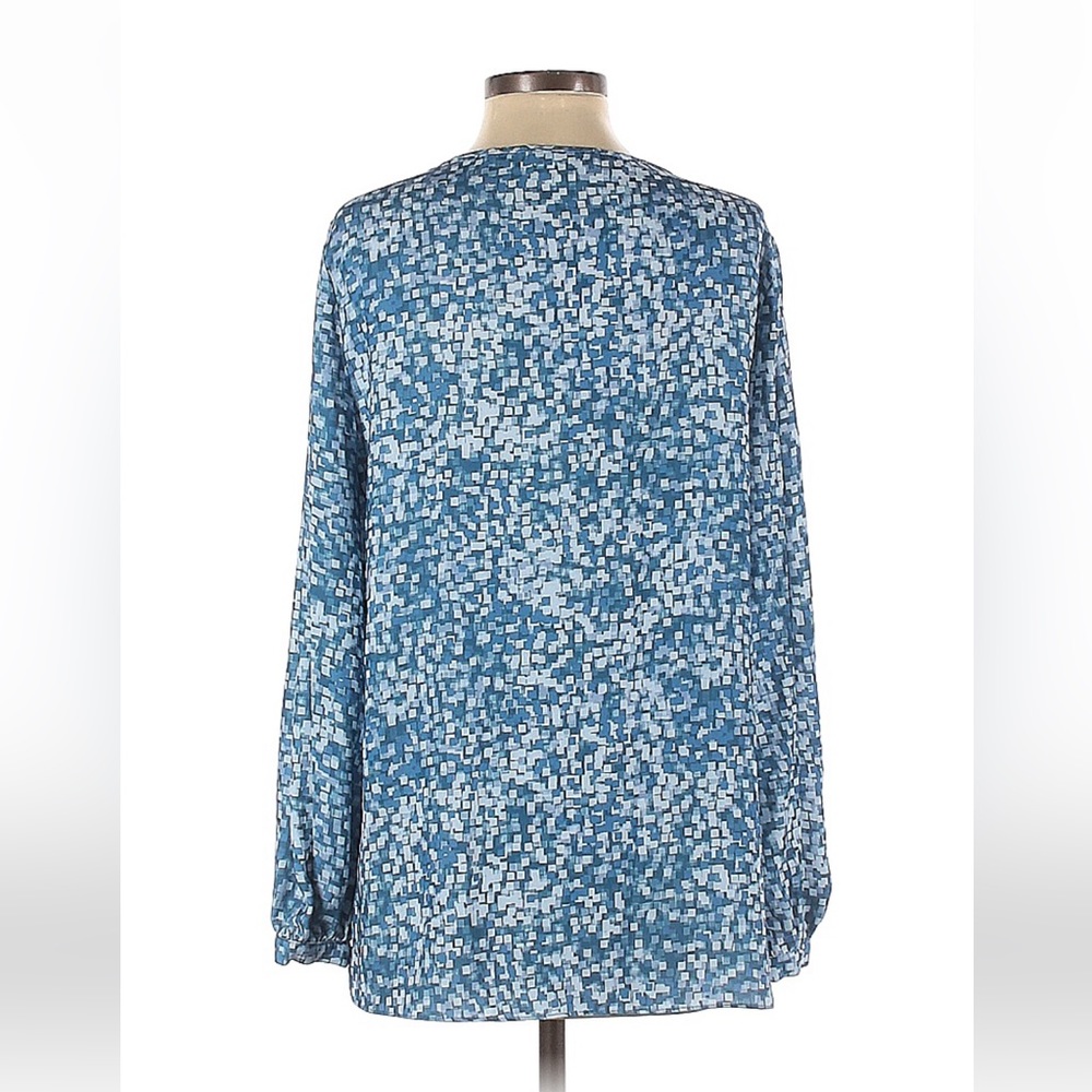 H. Halston Geometric Top